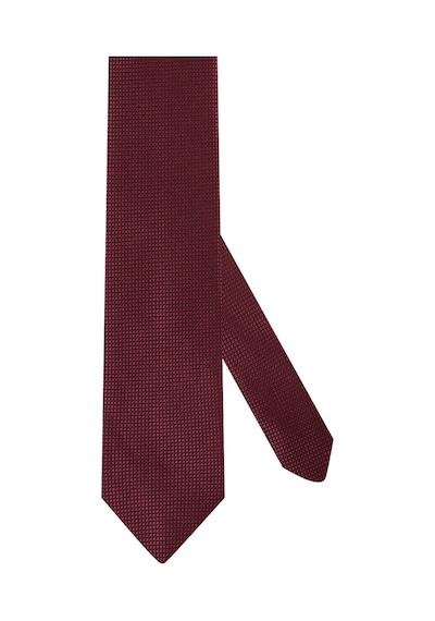 Süvari Koyu Bordo Düz Kravat-33581 Koyu Bordo