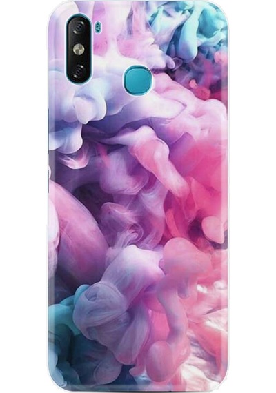 Infinix Smart 4 Kılıf Silikon Pink Cloud 1305