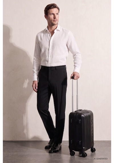 Twn Relaxed Fit Pilesiz Siyah Çizgili Jogger Pantolon 7ec03ım07347m 001