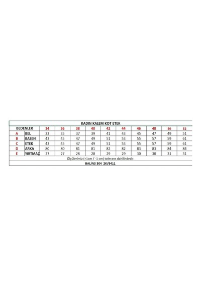 Balins Kadın Kalem Kot Etek 2k/6411 001