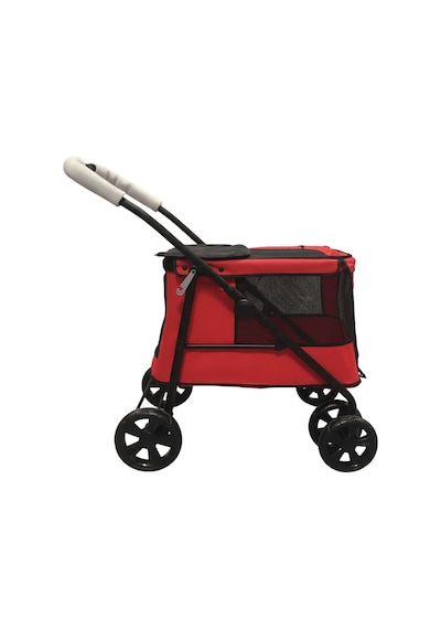 Tommy Evcil Hayvan Arabası Gri Kırmızı 102 62 105c Max 40kg