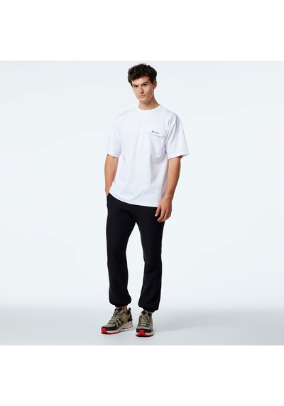 Columbia Heritage Erkek Beyaz Günlük T-shirt - Cs0376 Beyaz