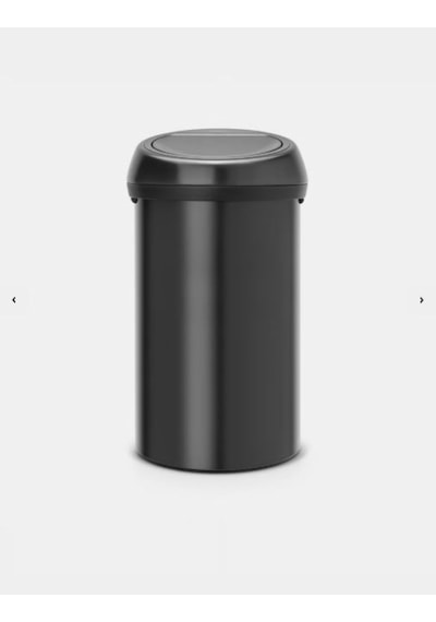 Brabantia Matt Black Dokunmatik Çöp Kovası 60lt Siyah
