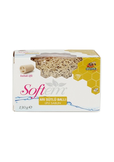 Softem Arı Sütlü Ballı Lifli Sabun 130 Gr. 16'li Paket