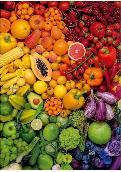 Educa Puzzle 20178 - 1000 Parça Renkli Vitamin - Colorful Vitamines