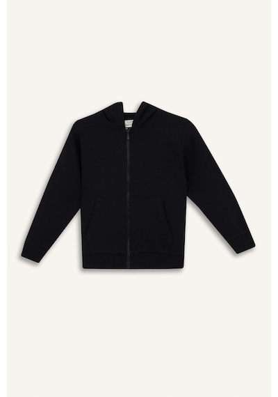 Defacto Erkek Çocuk Kapüşonlu Fermuarlı Sweatshirt T7468a625aubk81 Siyah Defacto Erkek Çocuk Kapüşonlu Fermuarlı Sweatshirt T7468a625aubk81 Siyah