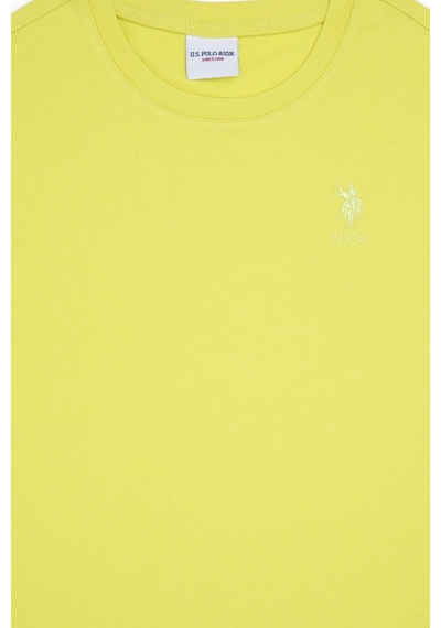 U.S. Polo Assn. Kız Çocuk Fıstık Bisiklet Yaka Tişört 50288124-VR087 U.S. Polo Assn. Kız Çocuk Fıstık Bisiklet Yaka Tişört 50288124-VR087