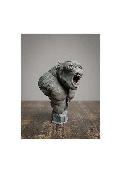 Eselya3d Yüzüklerin Efendisi Mağara Trollü-cave Troll Büst-dekoratif Hediye Figür-heykel-16cm