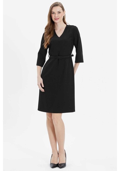 Selen Kadın Elbise 24ysl7458 Siyah