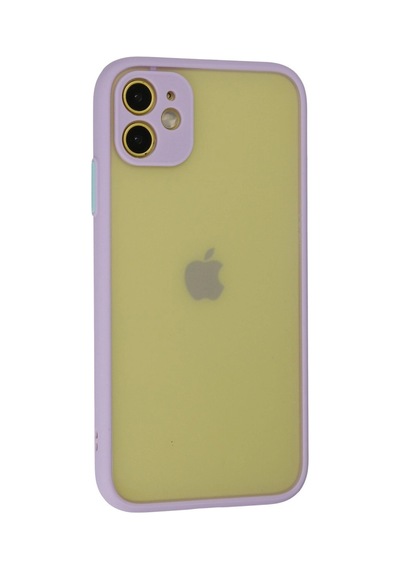 Apple Uyumlu  iPhone 11 Kılıf Montreal Silikon Kapak Mor