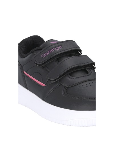 Slazenger Kalıpso F Cırt Cırtlı Siyah / Fuşya Günlük Spor Ayakkabısı Siyah - Fuşya