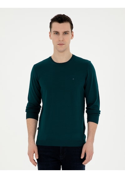 Pierre Cardin Erkek Yeşil Kazak /triko 50270054-vr054 Yeşil