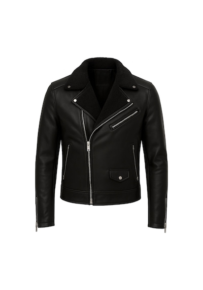 Mero Life Erkek Napa Deri Çapraz Fermuarlı İçi Full Kürklü Yüksek Kalite Slim Fit Siyah Mont & Ceket Siyah Mero Life Erkek Napa Deri Çapraz Fermuarlı İçi Full Kürklü Yüksek Kalite Slim Fit Siyah Mont & Ceket Siyah