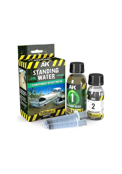 Ak 8231 180 Ml. Durgun Su Dokusu, Çift Bileşenli Resin-58399