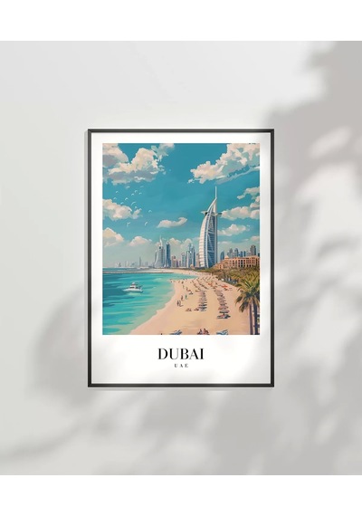 Çerçevesiz Poster Dubai'nin Lüks Sahilleri