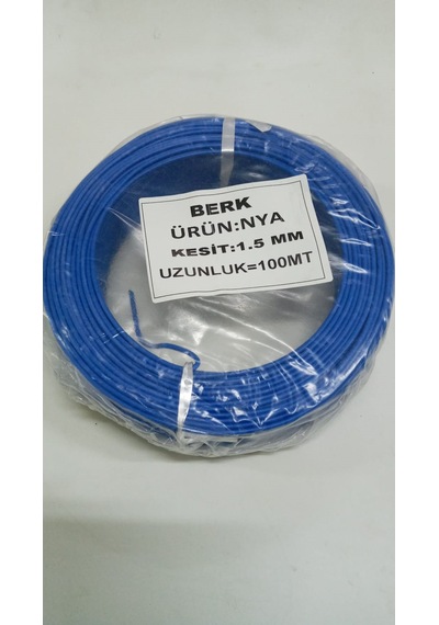 1.5 Mm Nya Mavi Tam Kesit Cca Kablo