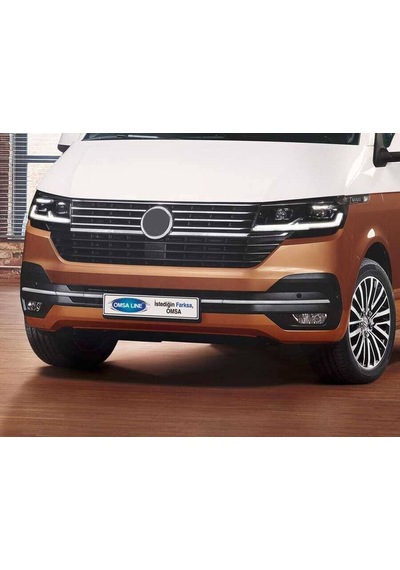 Vw T6.1 Transporter Krom Ön Tampon Alt Izgara 4 Parça 2020 ve Son