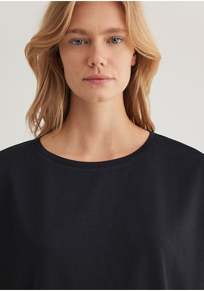 Mavi Lux Touch Modal Basic Siyah Kadın T-shirt M167245-900 SIYAH