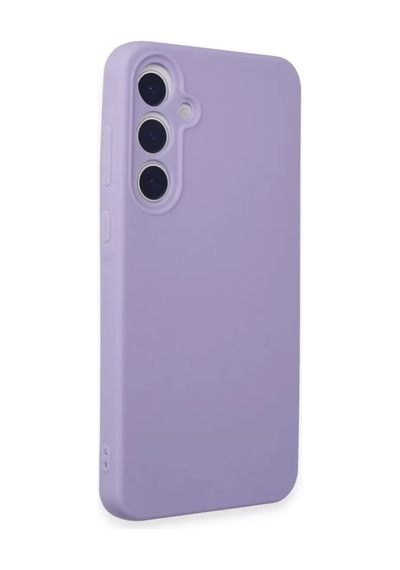 Samsung Uyumlu Galaxy A55 5g Uyumlu Kılıf Nano İçi Kadife Silikon - Lila