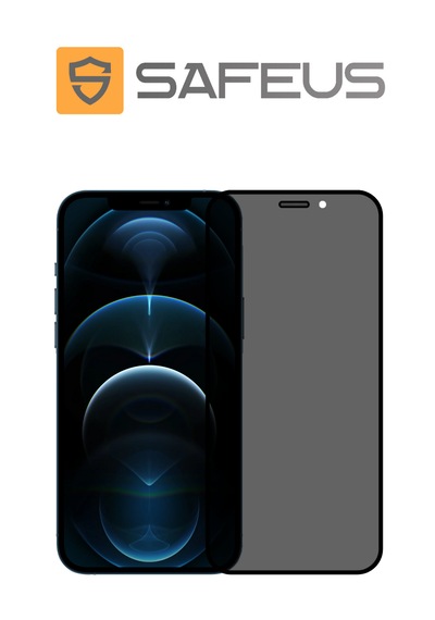 Safeus Tam Kaplayan Hayalet Parmak İzi Bırakmayan Safir Ekran Koruyucu Cam , Apple Uyumlu iPhone 12 Pro İle
