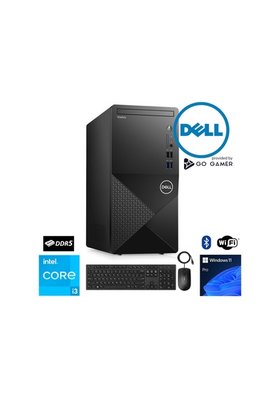 Dell Vostro D30 Core i3 14100 8 GB 512 GB M.2 NVME SSD W11P Masaüstü Bilgisayar