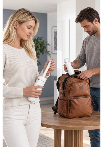 Tıcaro Pb-01 Portatif Taharet Şişesi, Manuel, 380 Ml, Beyaz