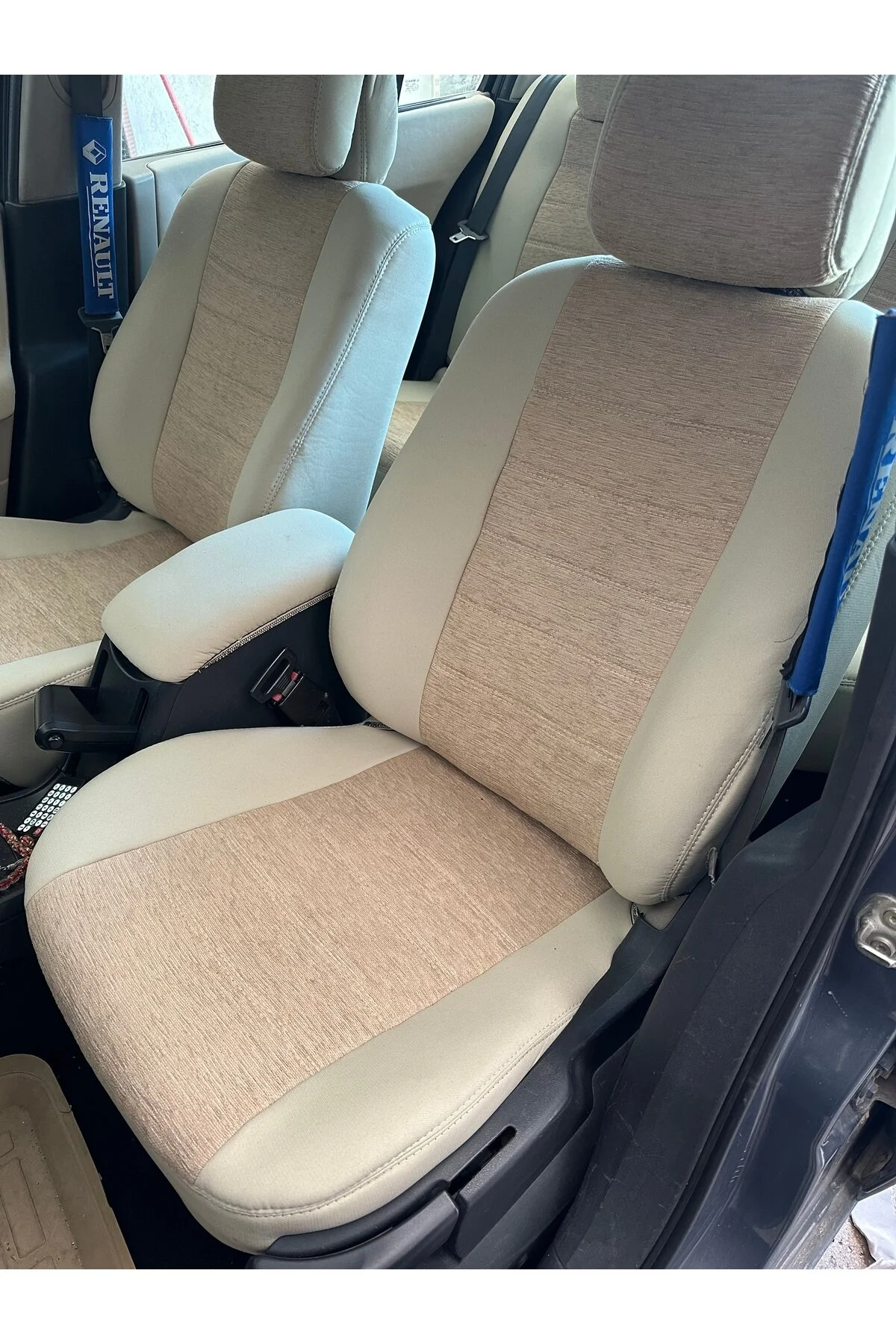 Renault Megane 2 Araca Özel Koltuk Kılıfı Bej
