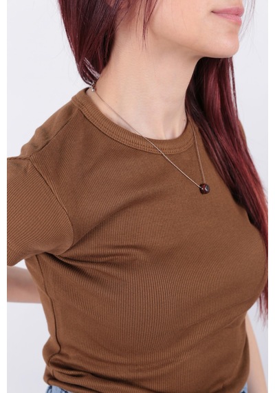 Busem S0016231 Kadın Bluz Koyu Hardal