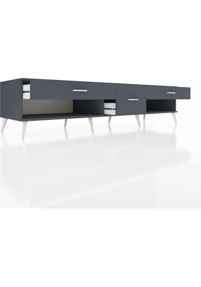 Kronos Tv Ünitesi 3 Çekmeceli 220x59x51 Antrasit-aytaşı/antrasit Aytası/antrasıt - Antrasıt Kronos Tv Ünitesi 3 Çekmeceli 220x59x51 Antrasit-aytaşı/antrasit Aytası/antrasıt - Antrasıt