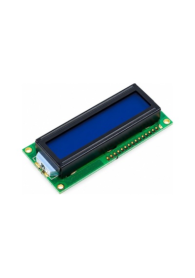 2x16 Lcd Mavi Karakter Ekran Üstten Ve Alttan Pinli