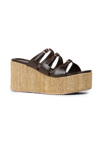 Deery Kadın Kahverengi Platform Terlik - Rd120zkhvc01 Kahverengi