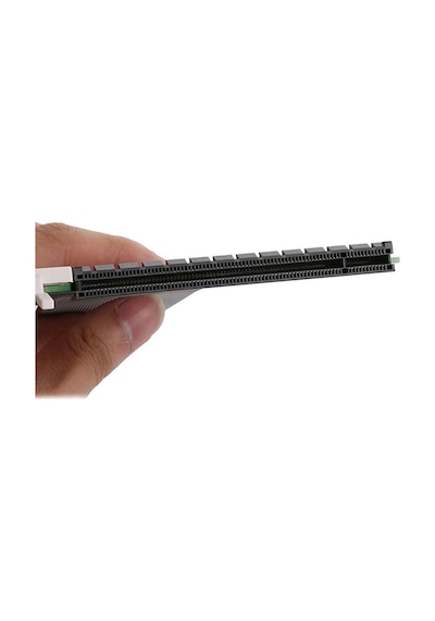 Alfais 5146 Pci-E Express 16X to 16X Dişi Erkek Riser Uzatma Kablosu