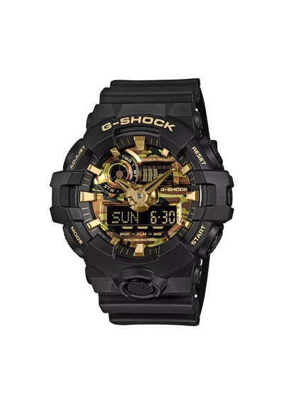 G-shock Analog-dijital Ga-700 Serisi 53.4 Mm Quartz Saat Ga-700cf Siyah