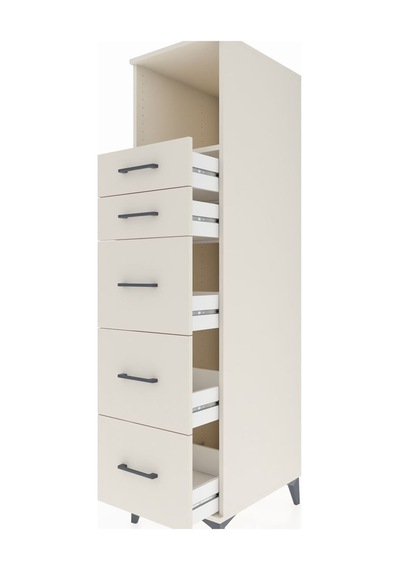 Kronos Dolap Tek Raflı 5 Çekmeceli 44x59x182 Aytaşı-aytaşı Aytaşı