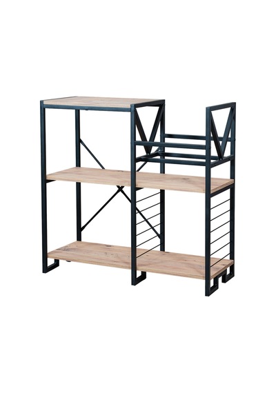 Çok Amaçlı Ahşap Metal Raflı Plaklık Stand Kitaplık, Çiçeklik Ve Dekoratif Raf Ünitesi 90x90x40 Cm Siyah Çok Amaçlı Ahşap Metal Raflı Plaklık Stand Kitaplık, Çiçeklik Ve Dekoratif Raf Ünitesi 90x90x40 Cm Siyah
