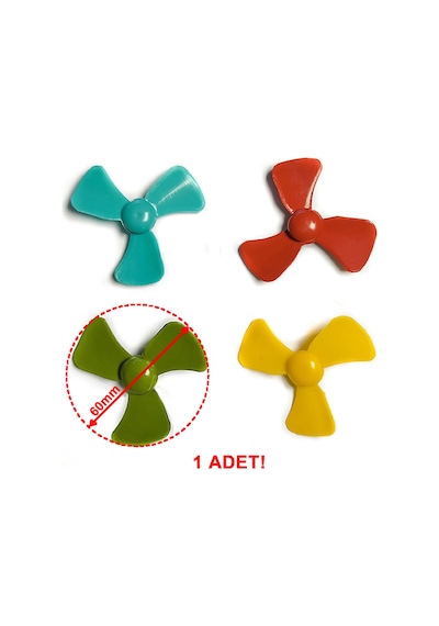 60mm 3 Kanat Pervane Oyuncak Pervane Rüzgar Gülü Su Botu Rc Dıy Motor Propeller