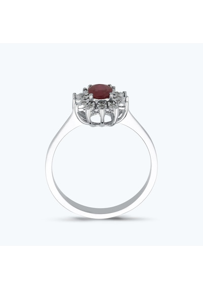 Altınbaş Pırlanta Yakut Oval Yüzük Mtu004y-8k