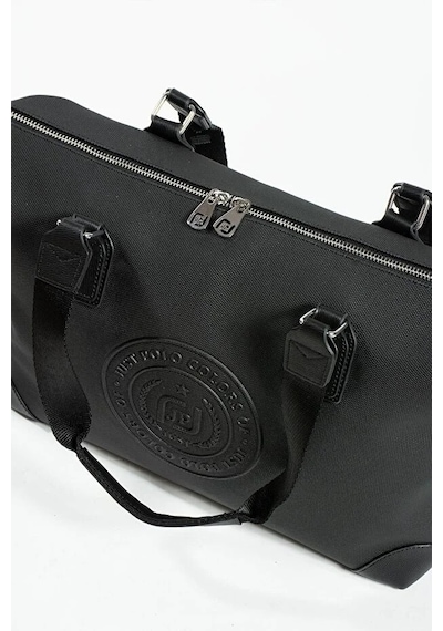 Just Polo Kadın Büyük Valiz Boy Ayarlanabilir Askılı Lüks El Ve Omuz Çantası Shopper Siyah