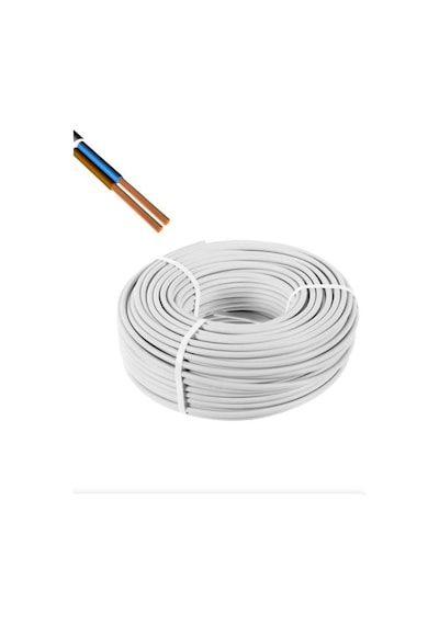 Elektrik Kablosu 100 Metre 2X2.5 Ttr Cca Elektrik Kablosu Bahar