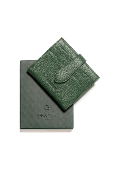 Yeşil Cüzdan & Kartlık Unisex 800 Grande Deri Cüzdan Kartlık