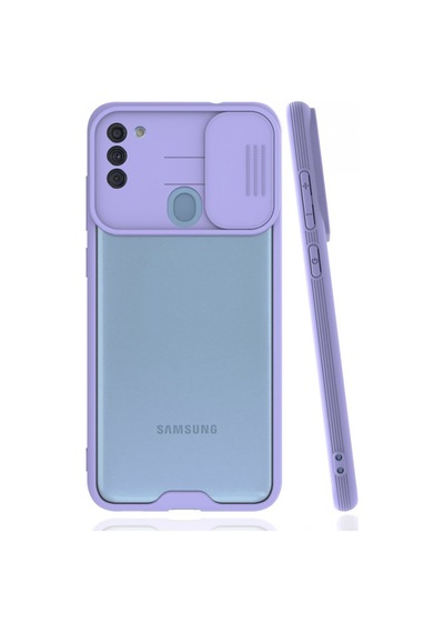 Nettech Samsung Galaxy A11 Uyumlu Platin Kamera Kızaklı Arka