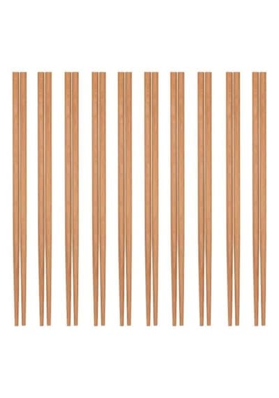 Sarfex Çin Çubukları Chopsticks 10 Çift 20 Adet Bambu Diğer