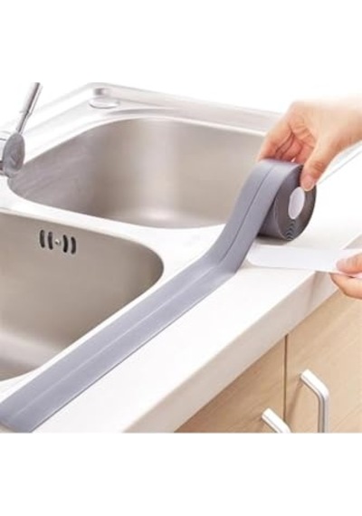 Metre Gri Su Sızdırmaz Bant Kenar Mutfak Banyo Bandı Genel