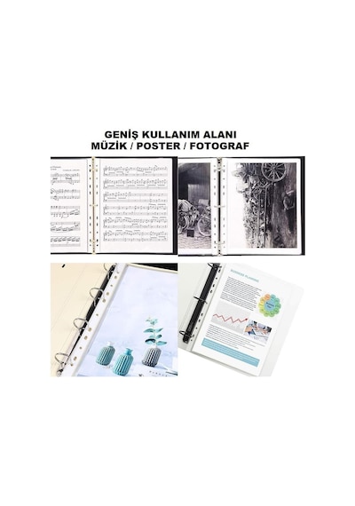 Poşet Dosya 25 Li A-4 Şeffaf Föy Dosya 1 Paket Artlantis Ofis Oku