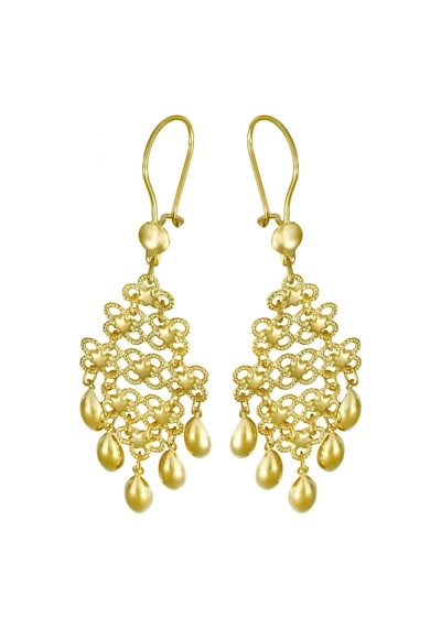 Altın Küpe T077338 Sarı Altın