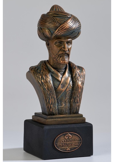 Fatih Sultan Mehmet Mermerit Büst Heykel