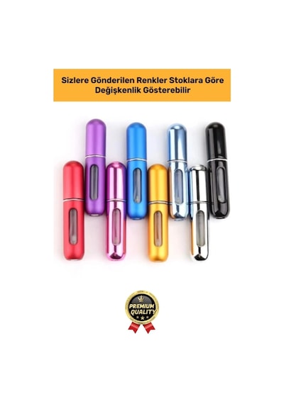 Özel Üretim Pratik Otomatik Doldurulabilir Taşınabilir Atomizer Seyahat Mini Cep Parfüm Şişesi 5 Ml