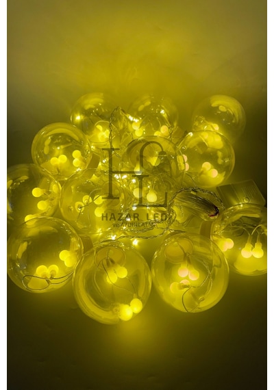 3m Top Perde Led Işık Gün Işığı 8 Fonksiyonlu Eklenebilir Küre Toplu Ampul Dekoratif Led Işık Yılbaşı Süsü Gün Işığı