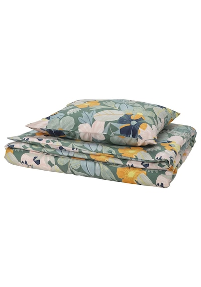 Ikea Fältgräsmott Çok Renkli 150x200/50x60 Cm Tek Kişilik Nevresim Seti