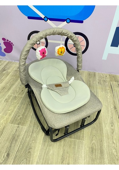 Turhan Bebe Çift Taraflı Sallanan Cibinlikli Oyuncaklı Ana Dizi Beşik